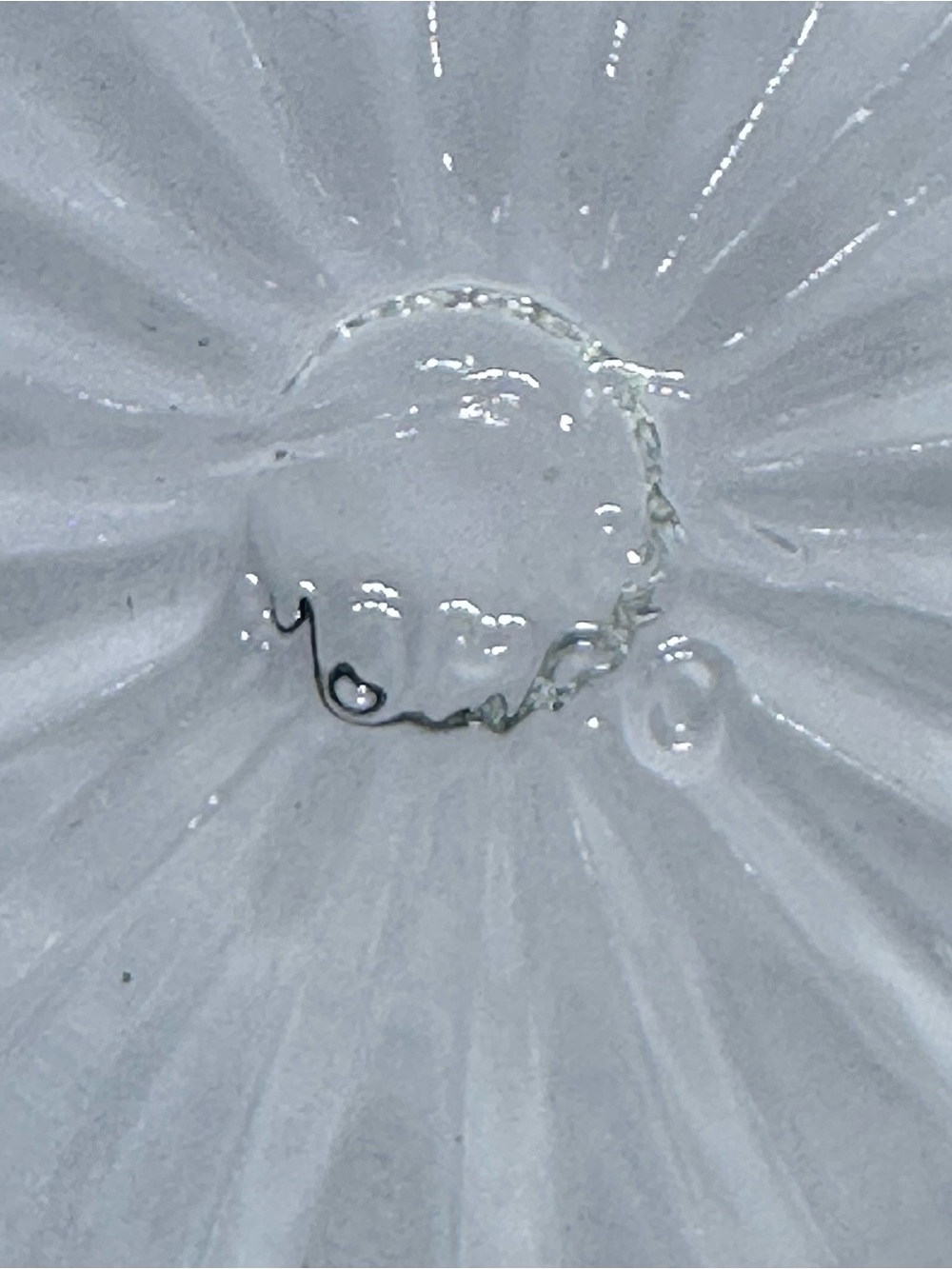 Vintage Homco Clear Cubist Glass Fairy Light Lamp Votive Candle Holder 2 Piece - Picture 6 of 11